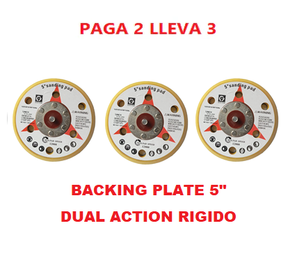 BACKING PLATE 5 DUAL ACTION RIGIDO