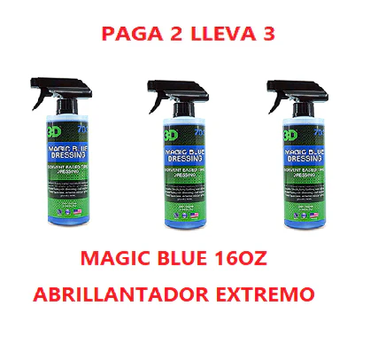 3D MAGIC BLUE 16OZ - ABRILLANTADOR EXTREMO USO EXTERIOR
