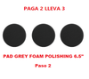 K-265GY - 3D  Grey Foam Polishing Pad 6.5"