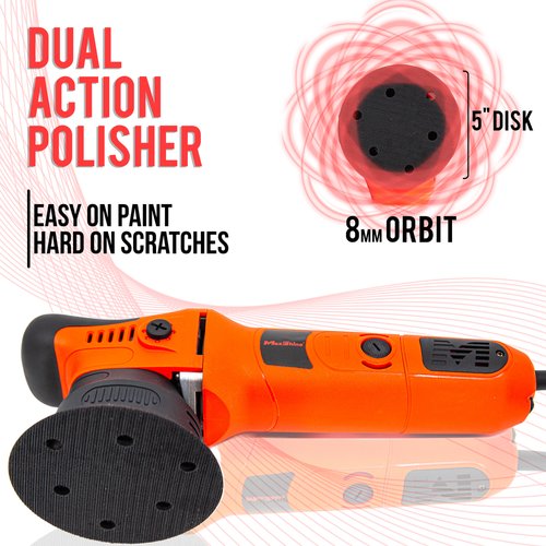M8S V2  Pulidora de doble acción MaxShine de 8 mm/1000 W - 5 pulgadas