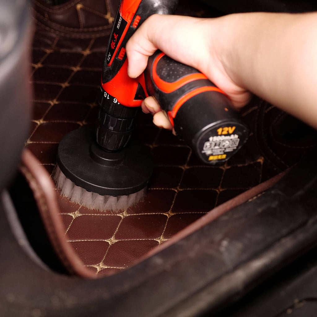 Juego de cepillos para tela y cuero suave:  2"  -  4"